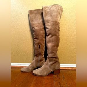 Brand new Via Spiga suede OTK boots